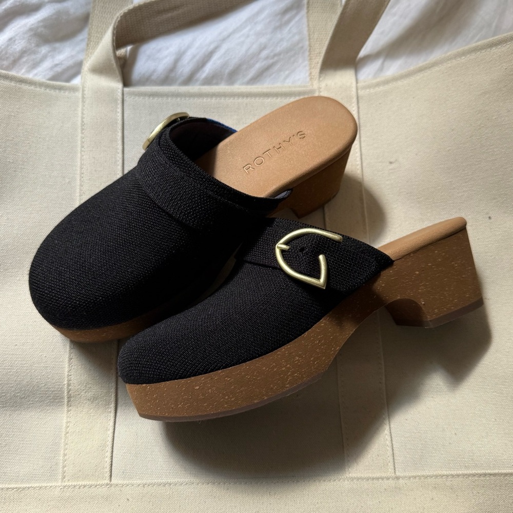 Rothy's Black Women's Classic Clogs